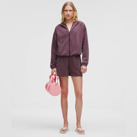 🆕🩷 Lululemon Knit Nylon Mini Barrel Duffel Bag - Pink Tide - Picture 3 of 3